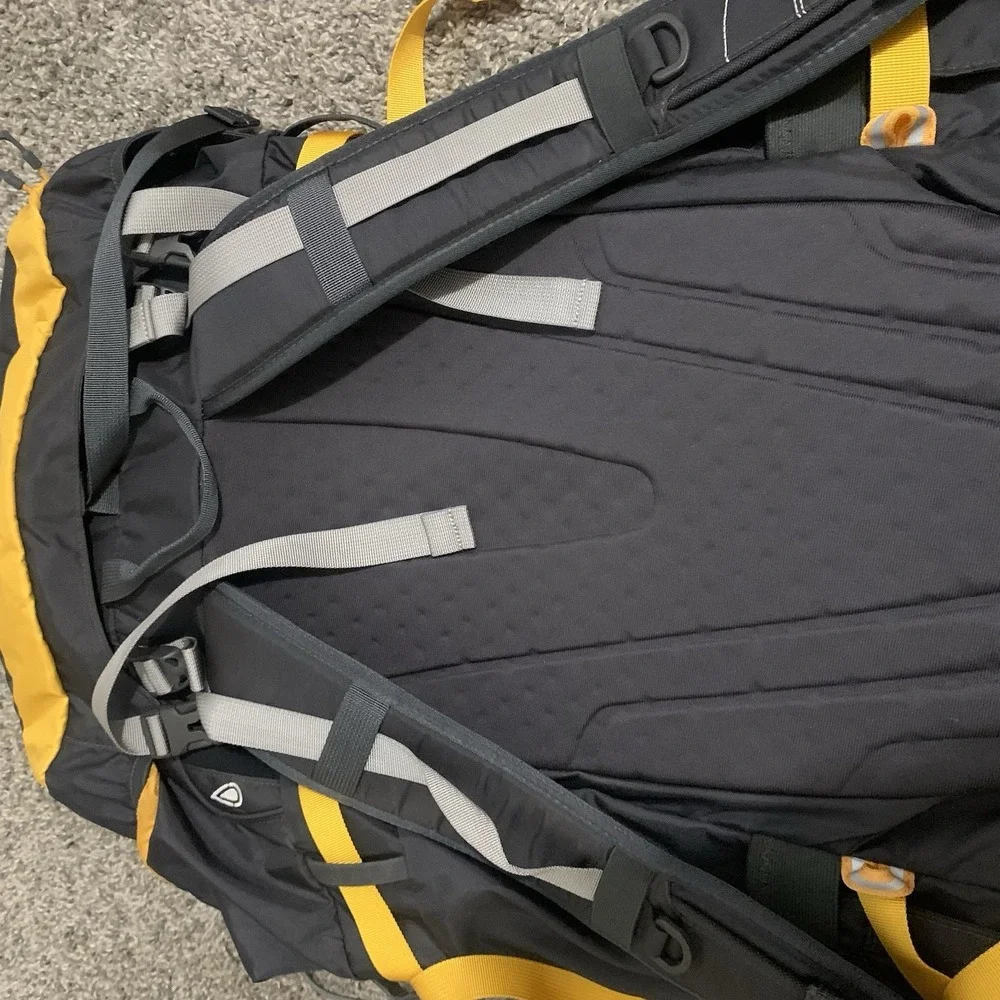 Vintage The North Face Prophet 52 Backpack Gold/Graphite EX Condition Hiking L/G